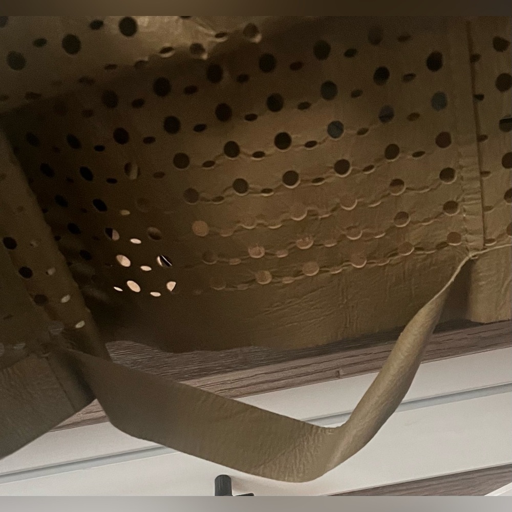 Lafayette 148 New York Olive Green Perforated Vest - Picture 9 of 10
